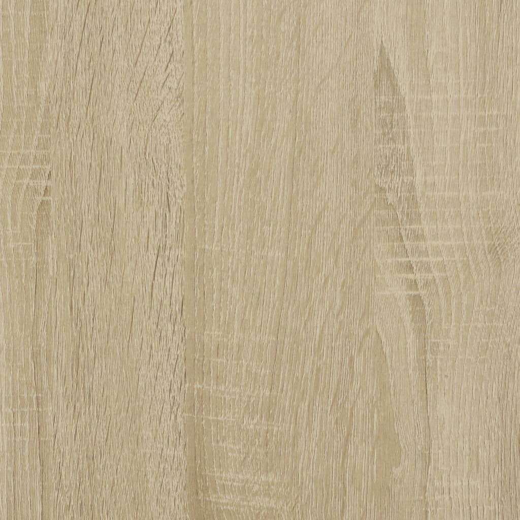 vidaXL badeværelsesskab 33x33x185,5 cm konstrueret træ sonoma-eg