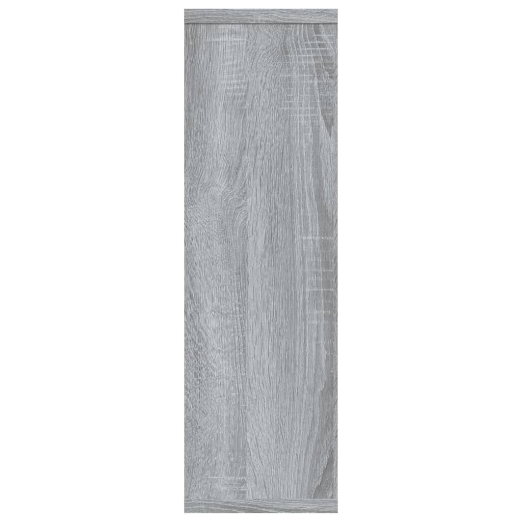 vidaXL væghylde 85x16x52,5 cm konstrueret træ grå sonoma-eg