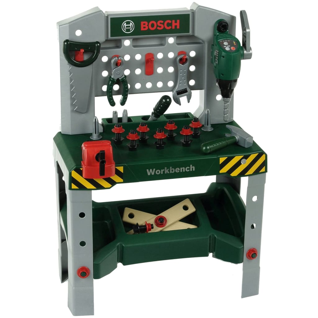 Bosch legearbejdsbænk med værktøj grøn