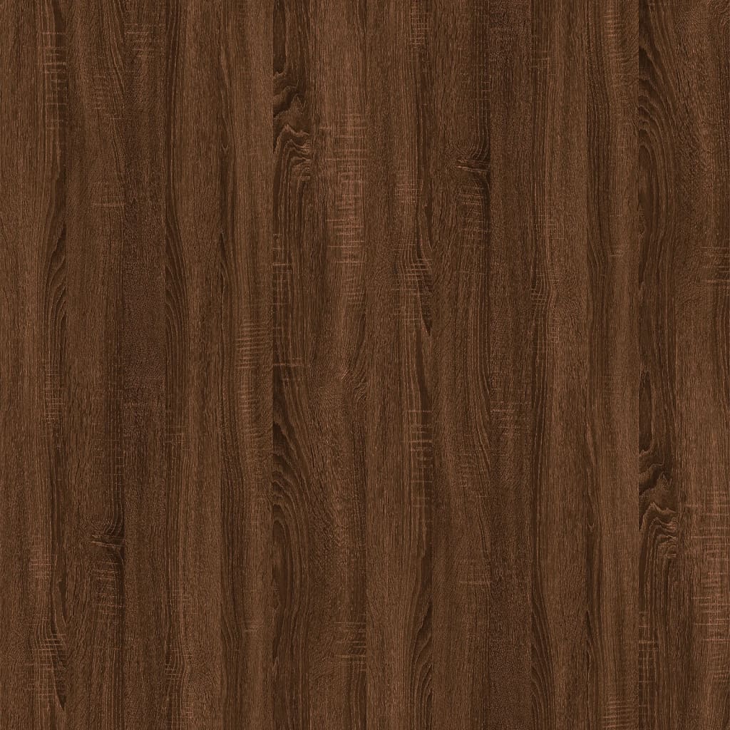 vidaXL bogreol/rumdeler 80x24x192 cm konstrueret træ brunt eg