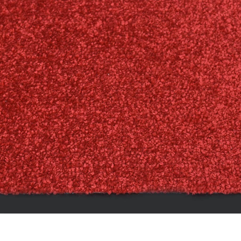 vidaXL dørmåtte 60x80 cm rød