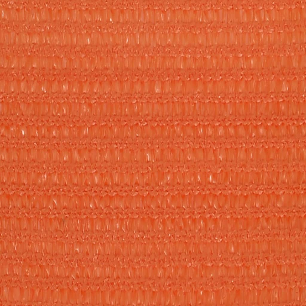 vidaXL solsejl 2x5 m 160 g/m² HDPE orange