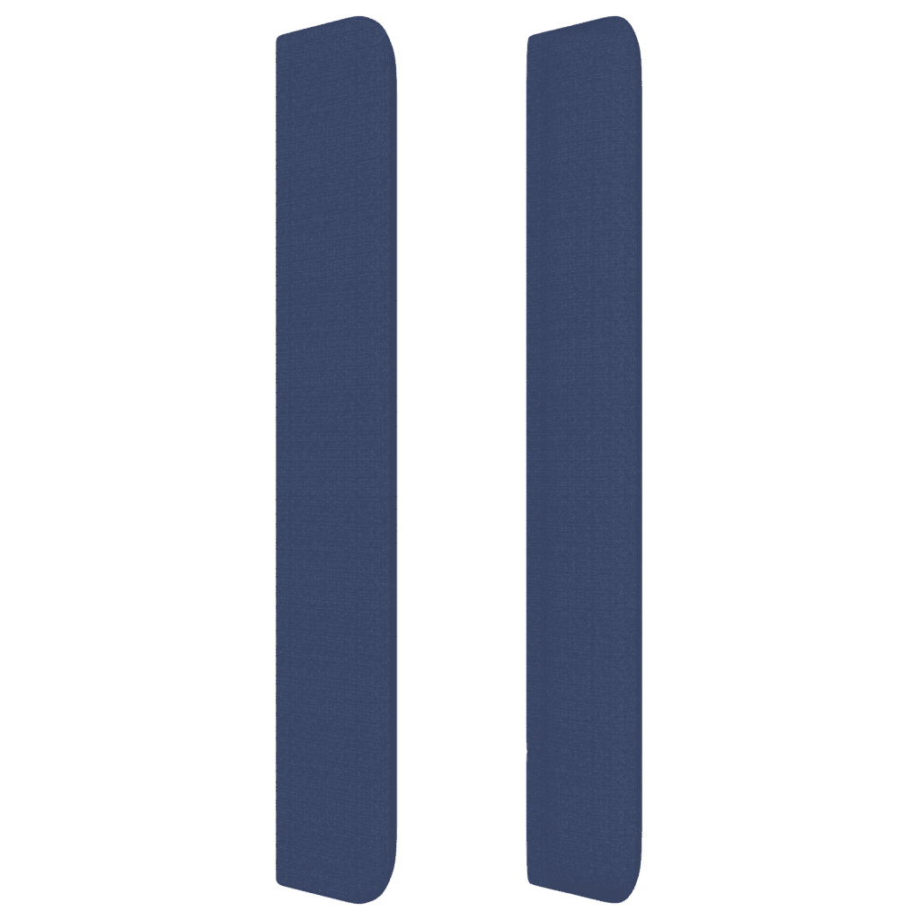 vidaXL kontinentalseng med madras 90x190 cm stof blå