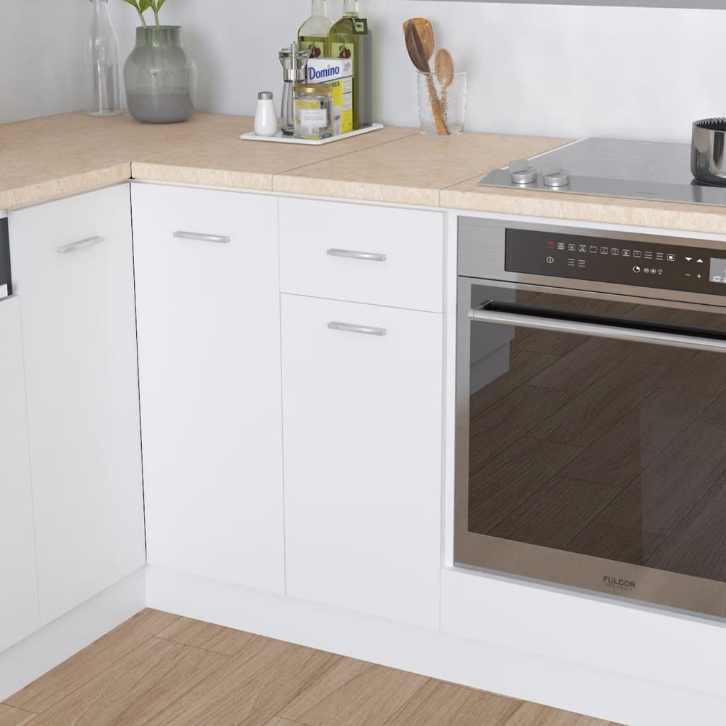 vidaXL køkkenbordplade 30x60x2,8 cm spånplade marmoreffekt beige