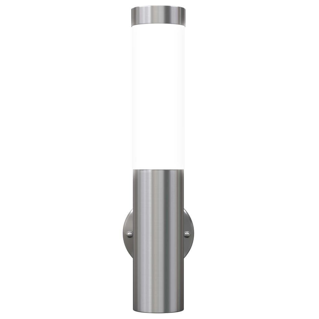vidaXL RVS-væglampe til indendørs og udendørs brug vandtæt