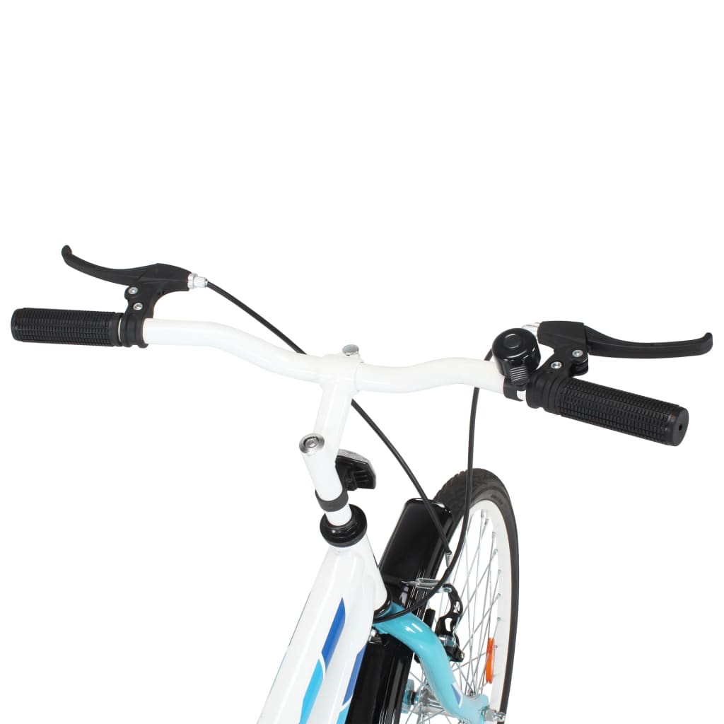 vidaXL børnecykel 24 tommer blå og hvid