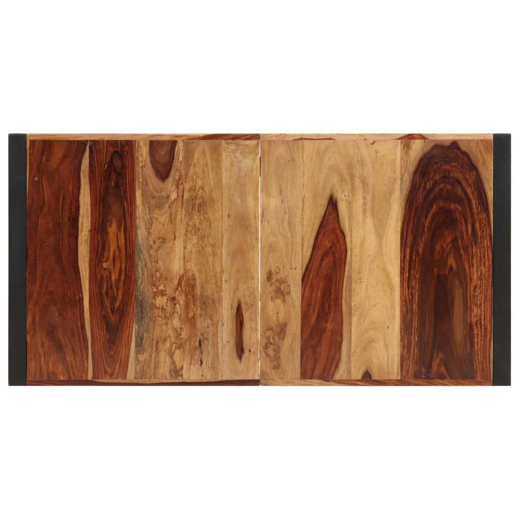 vidaXL spisebord 160 x 80 x 75 cm massivt sheeshamtræ