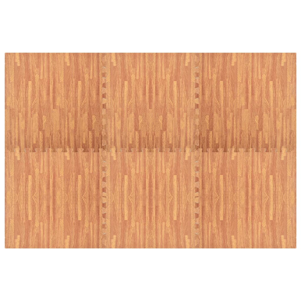 vidaXL gulvmåtter 6 stk. 2,16 ㎡ EVA-skum træmønster