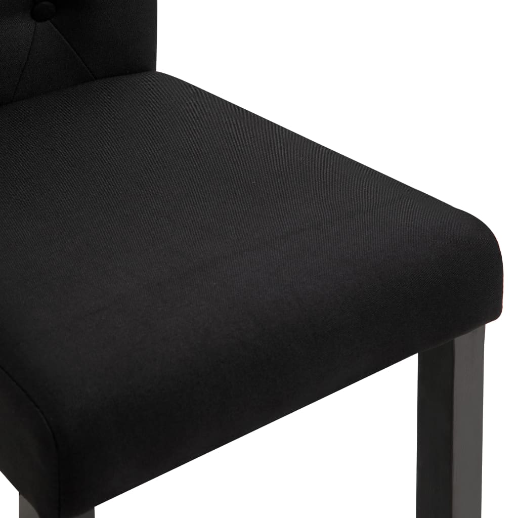 vidaXL spisebordsstole 6 stk. stof sort