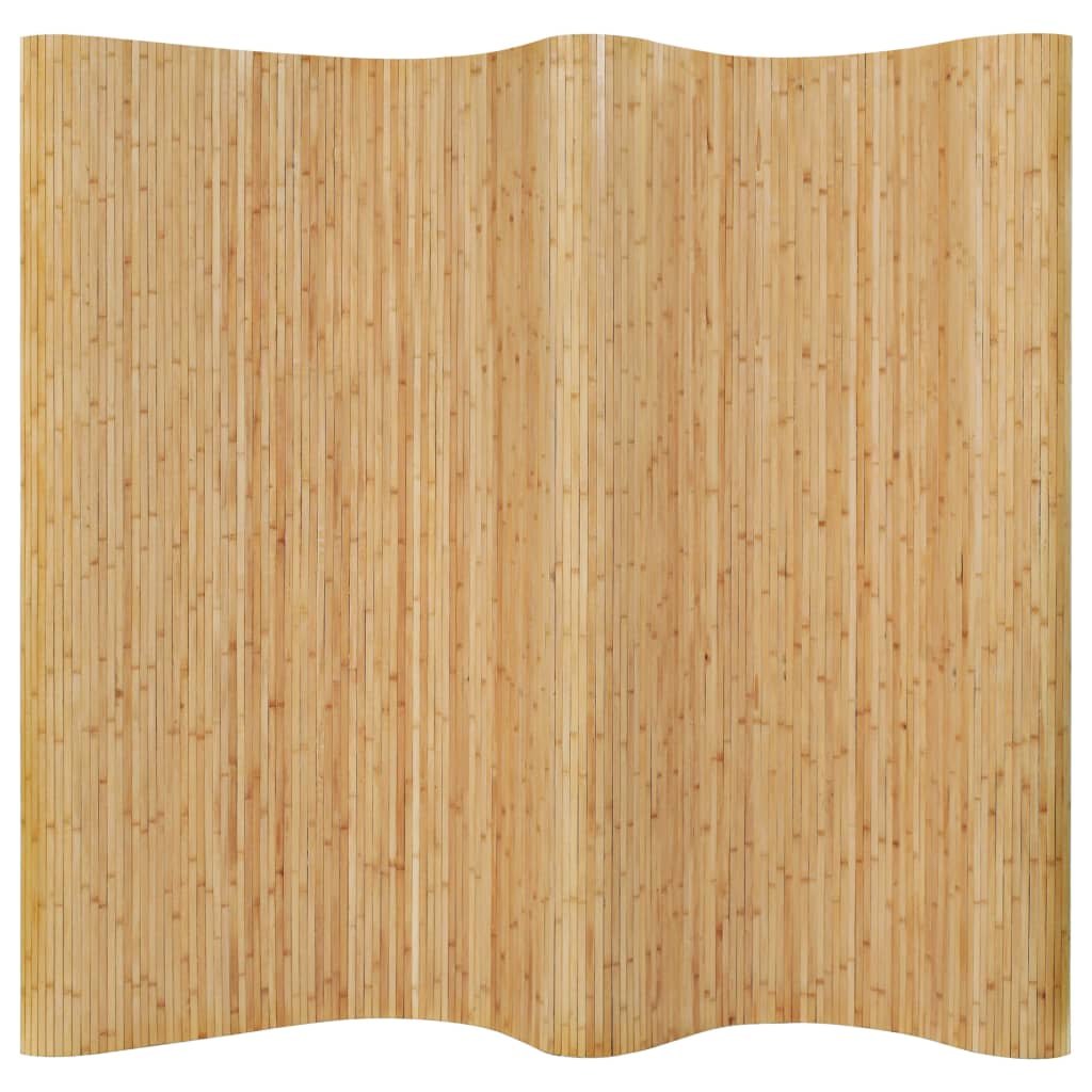 vidaXL rumdeler bambus 250x165 cm naturfarvet