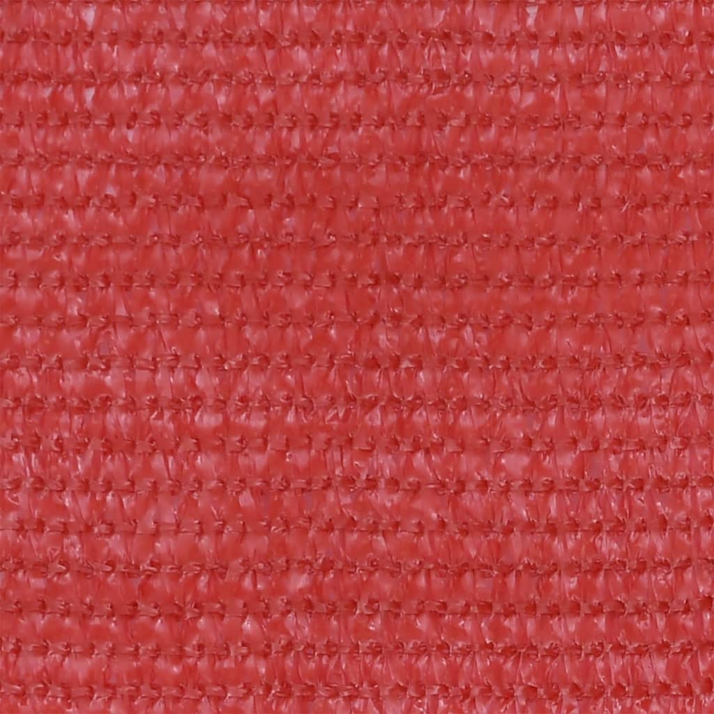 vidaXL altanafskærmning 75x300 cm HDPE rød