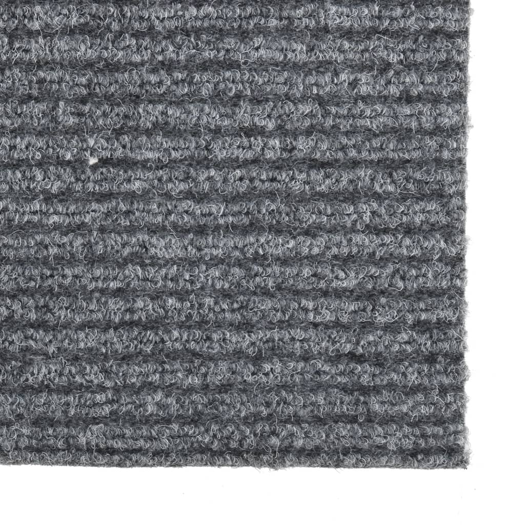 vidaXL snavsbestandig tæppeløber 100x450 cm grå