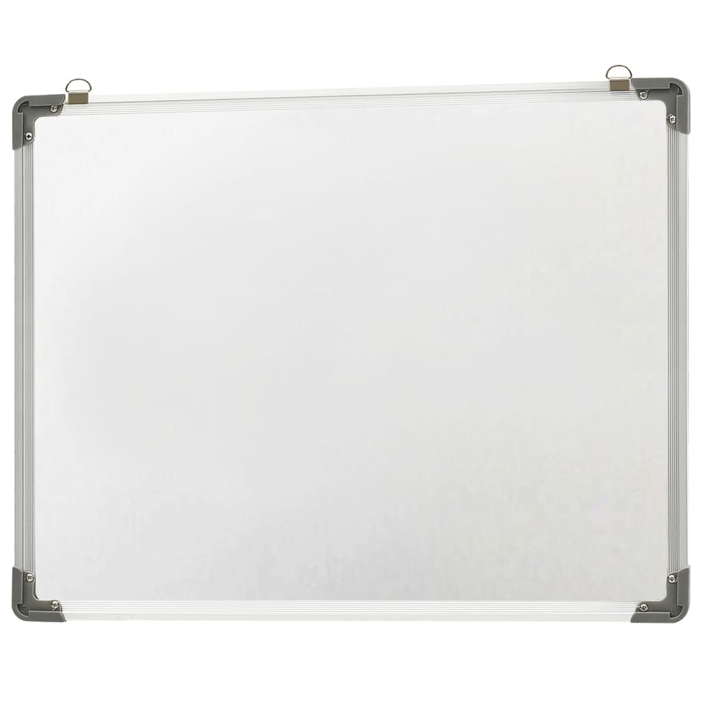 vidaXL magnetisk whiteboard 90x60 cm stål hvid