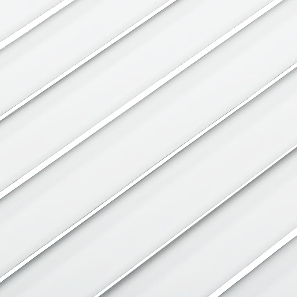 vidaXL skabslåger 4 stk. 61,5x59,4 cm lameldesign massivt fyr hvid