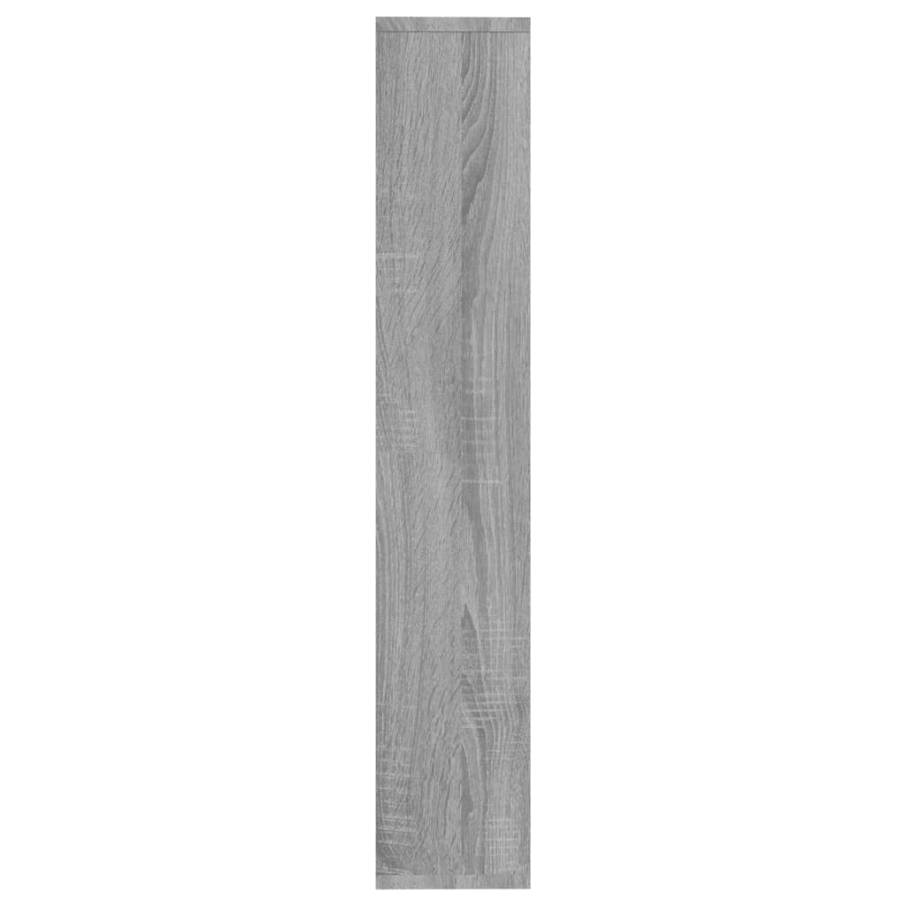 vidaXL væghylde 36x16x90 cm konstrueret træ grå sonoma-eg