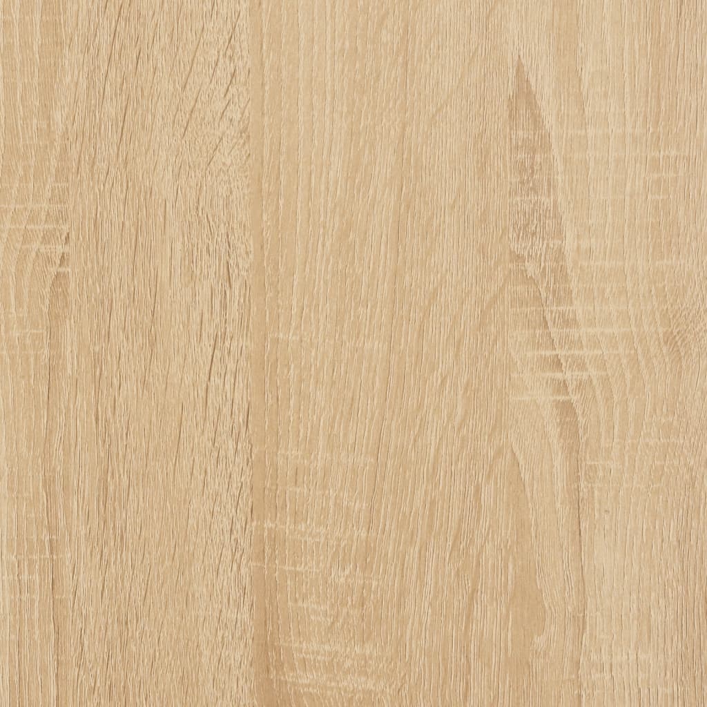 vidaXL konsolbord 100x28x80,5 cm konstrueret træ sonoma-eg
