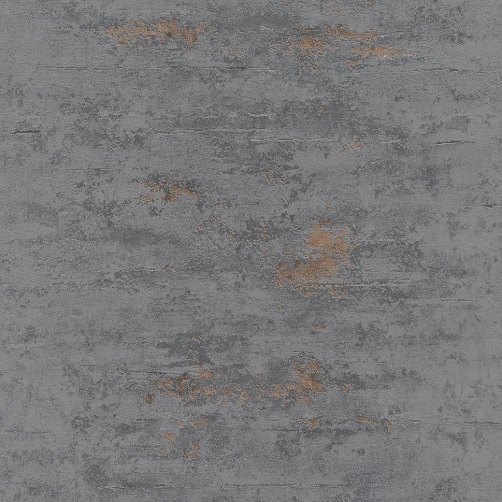 Noordwand tapet Topchic Concrete Style grå og kobberfarvet