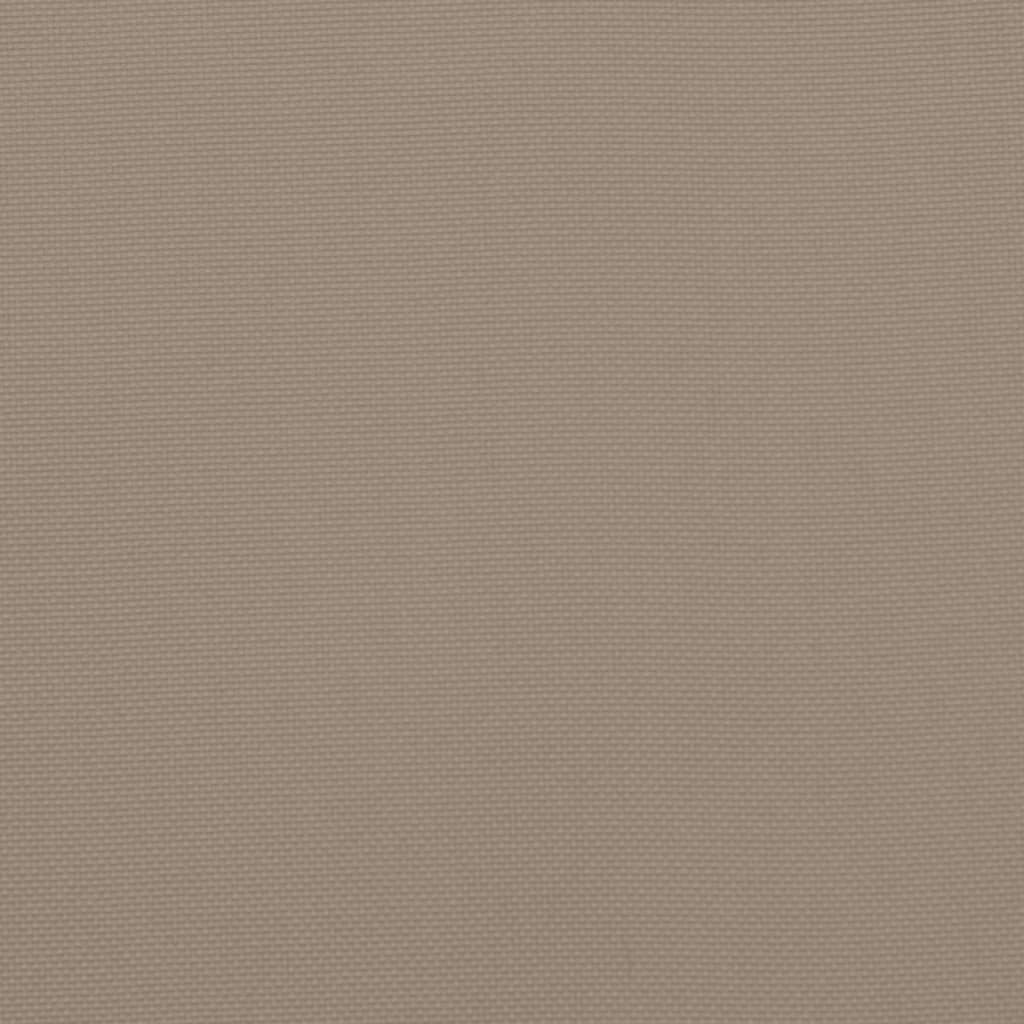 vidaXL pallehynde 70x70x12 cm stof gråbrun