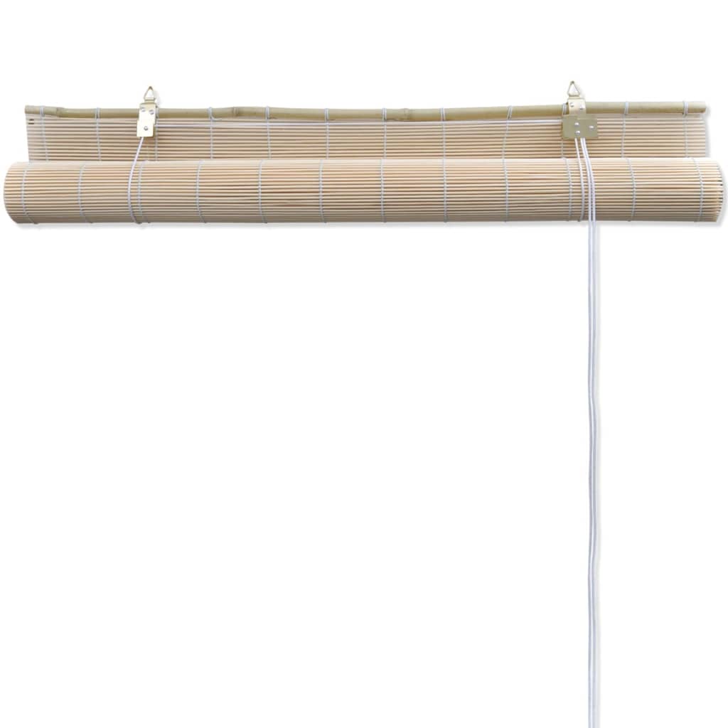 vidaXL rullegardiner 4 stk. 120x160 cm naturlig bambus