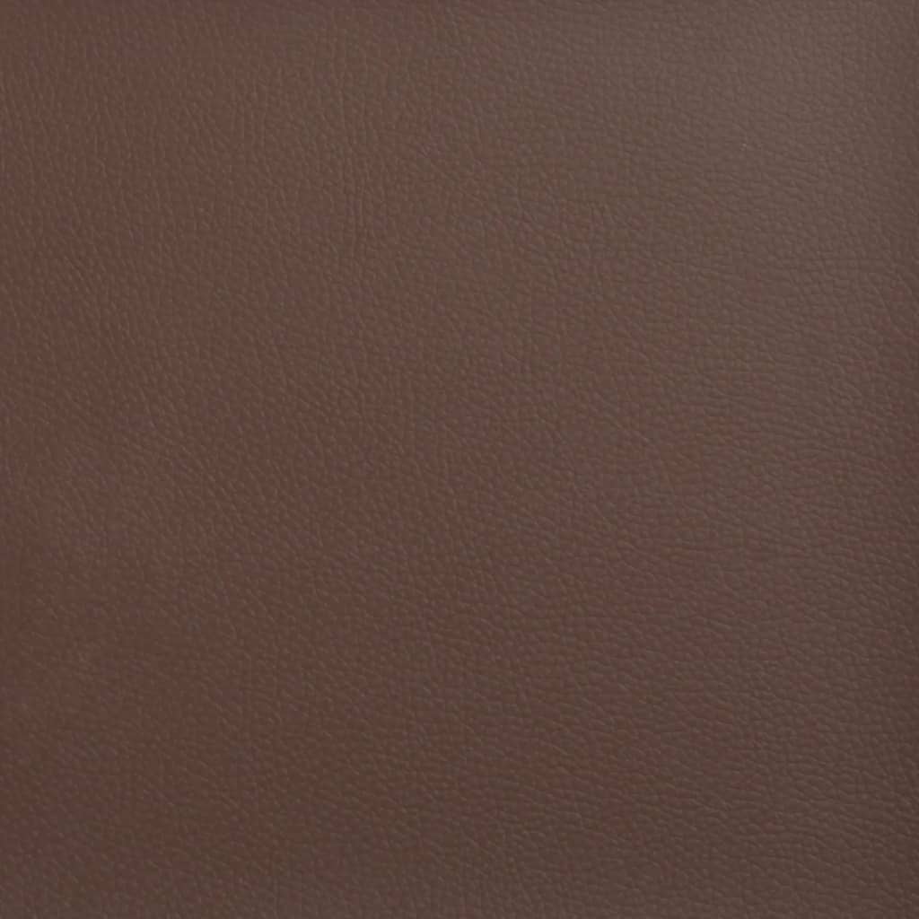 vidaXL lænestol 60 cm kunstlæder brun