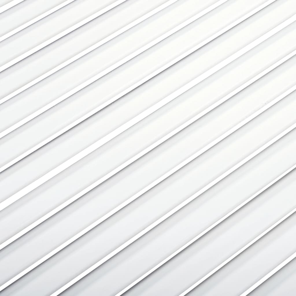 vidaXL skabslåger 2 stk. 69x39,4 cm lameldesign massivt fyr hvid