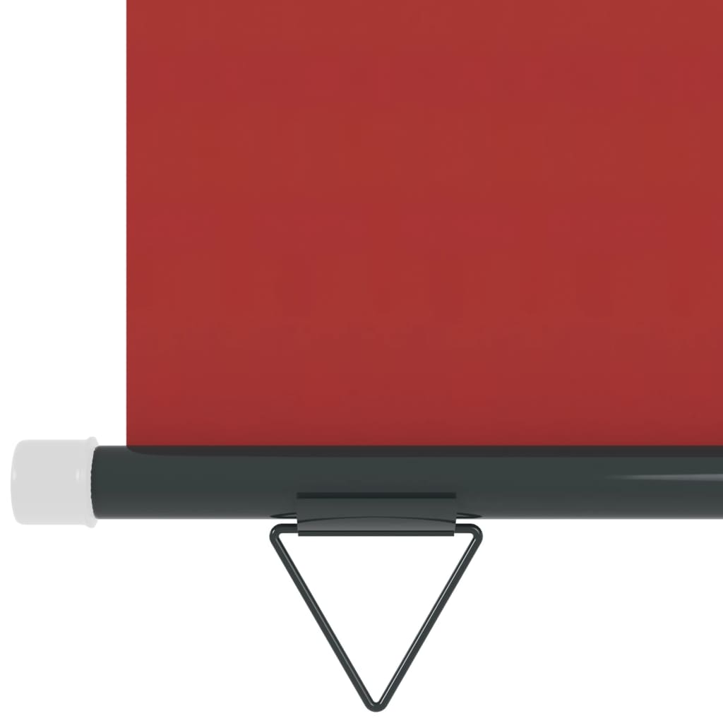 vidaXL sidemarkise til altan 122x250 cm rød