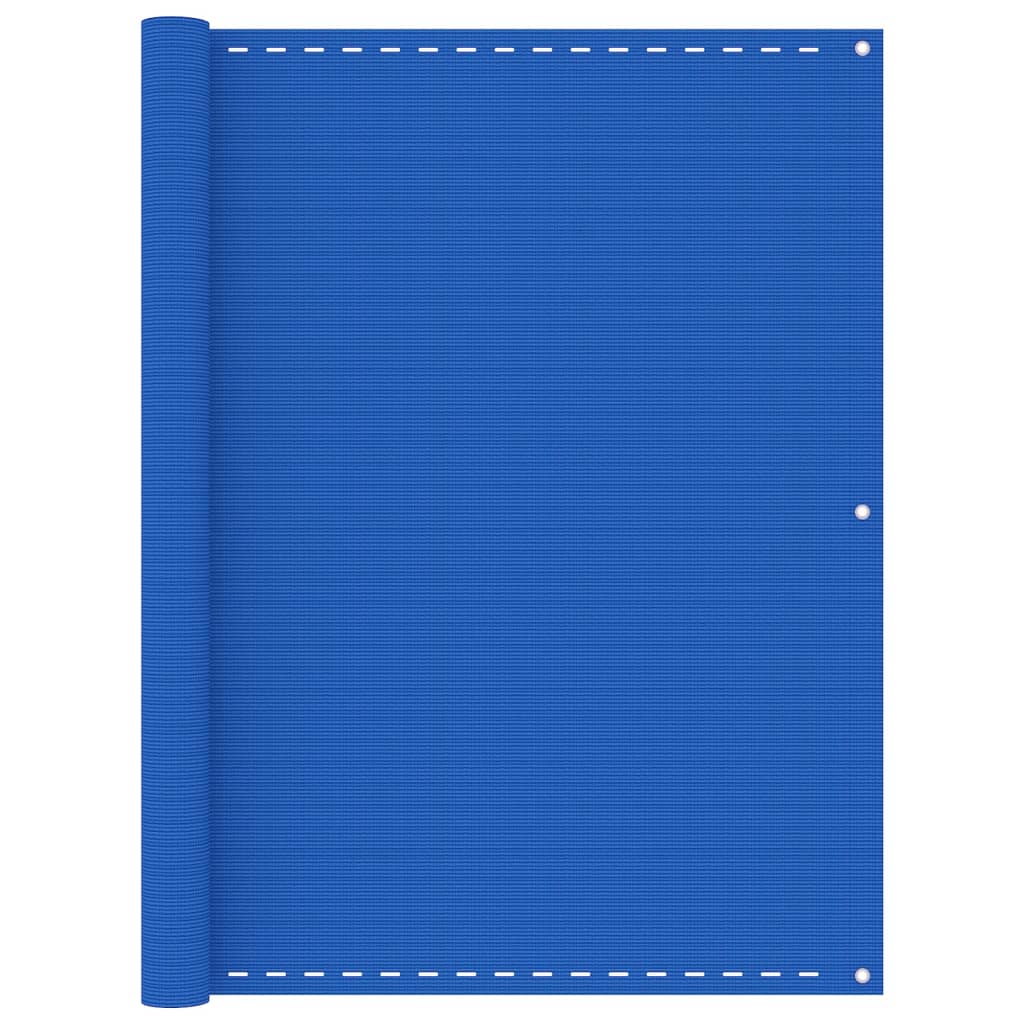 vidaXL altanafskærmning 120x500 cm HDPE blå