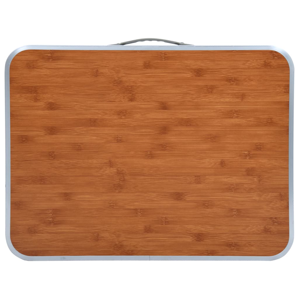 vidaXL foldbart campingbord 60x45 cm aluminium