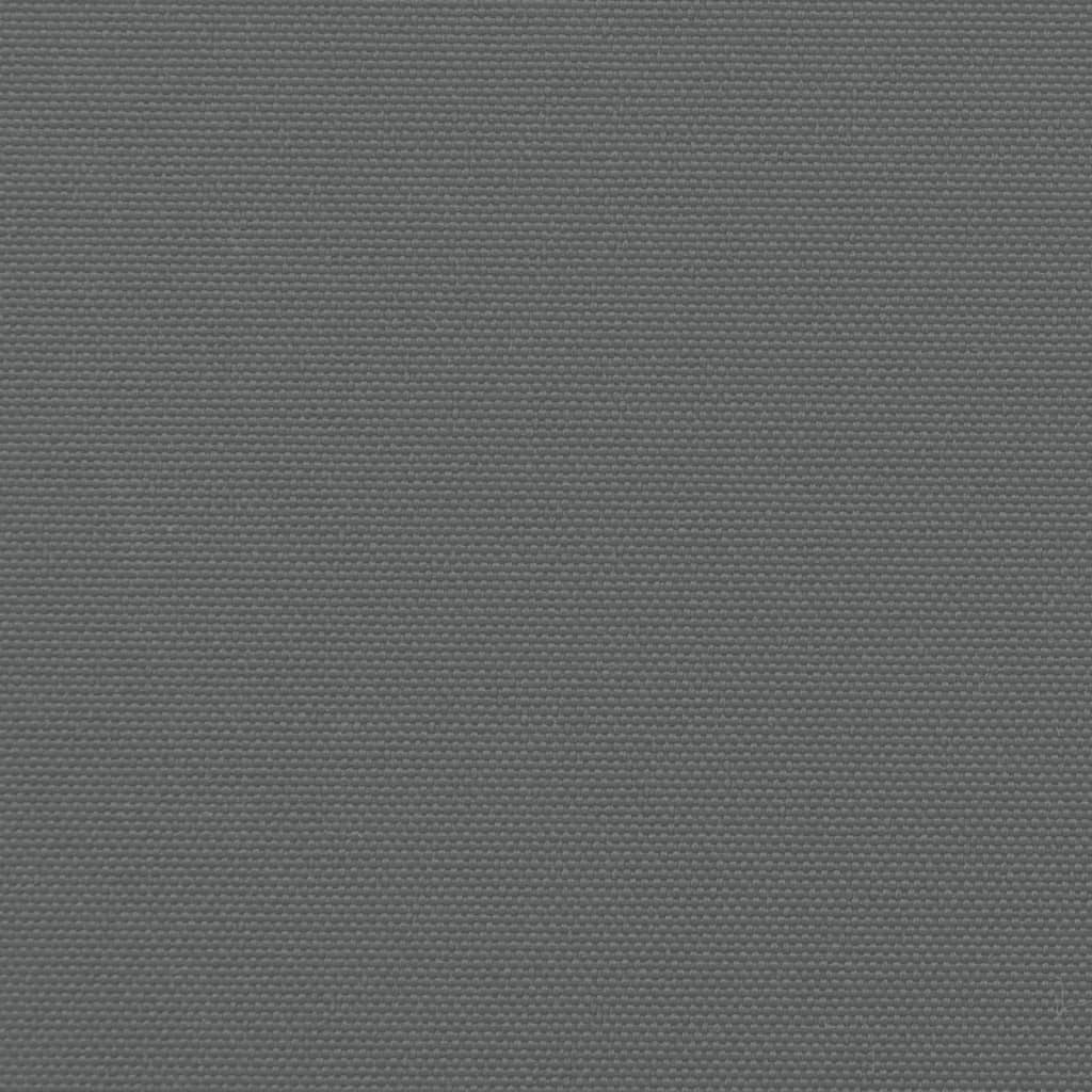 vidaXL sammenrullelig sidemarkise 220x1000 cm antracitgrå