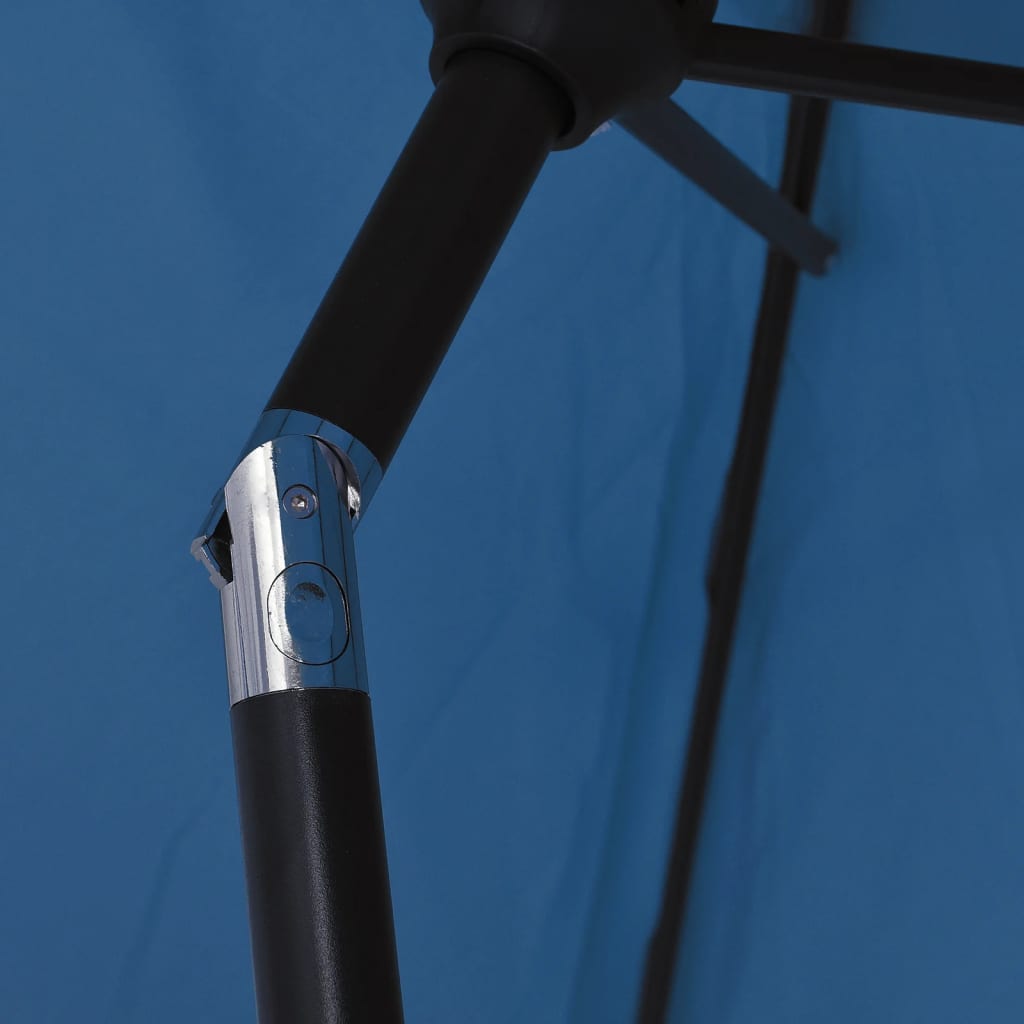 vidaXL parasol 200x224 cm aluminium blå