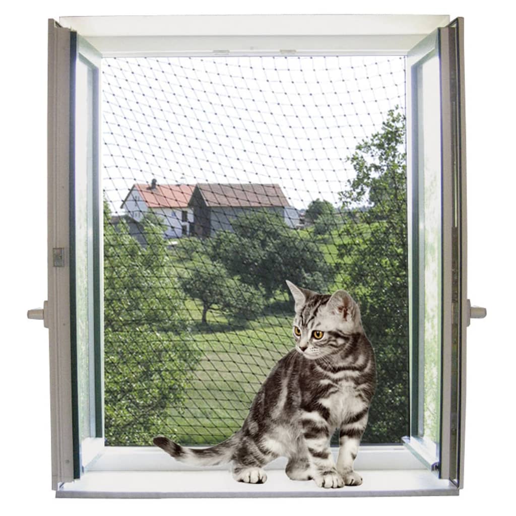 Kerbl sikkerhedsnet til katte 4x3 m transparent vidaXL.dk