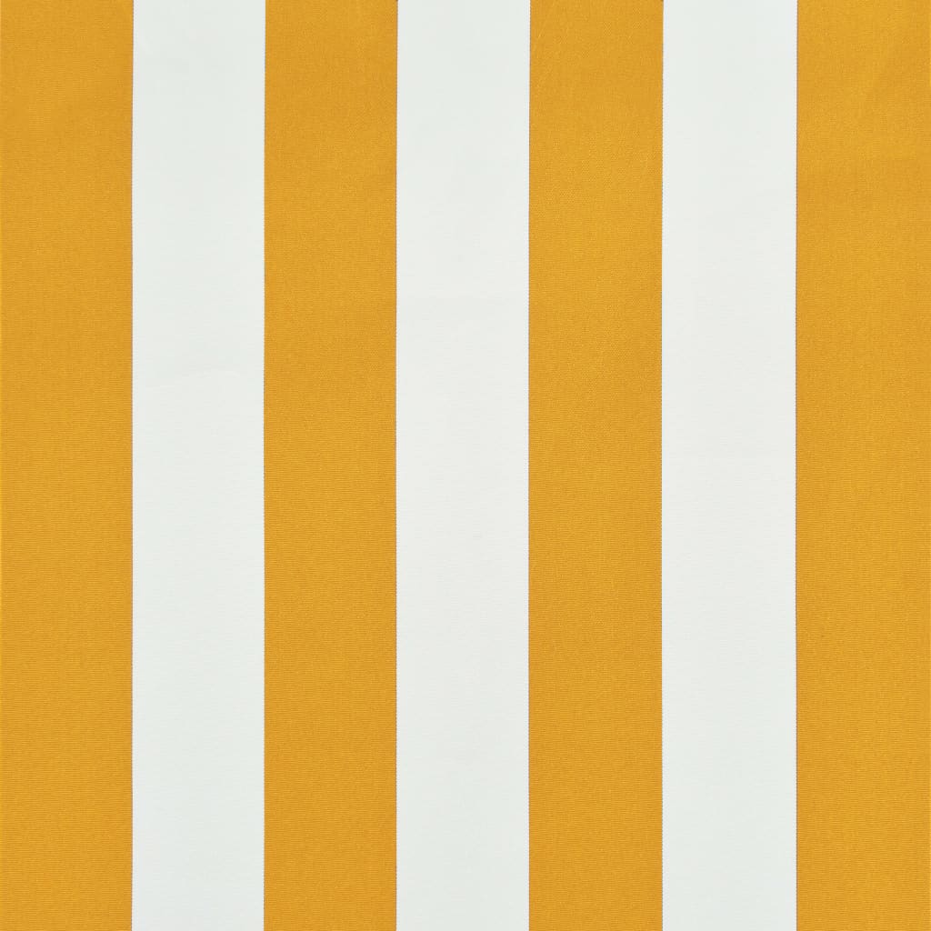 vidaXL foldemarkise 350 x 150 cm gul og hvid