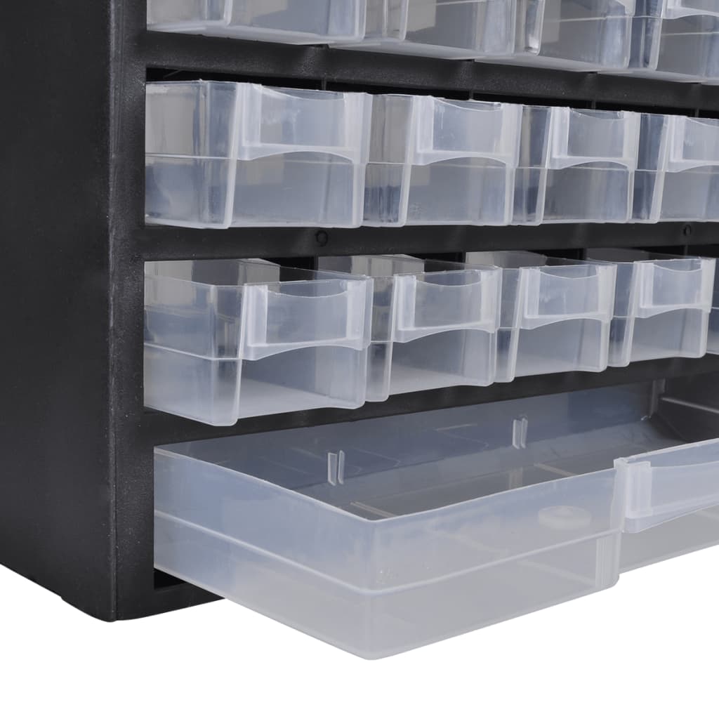 vidaXL sorteringskasse til værksted 41 skuffer plastik
