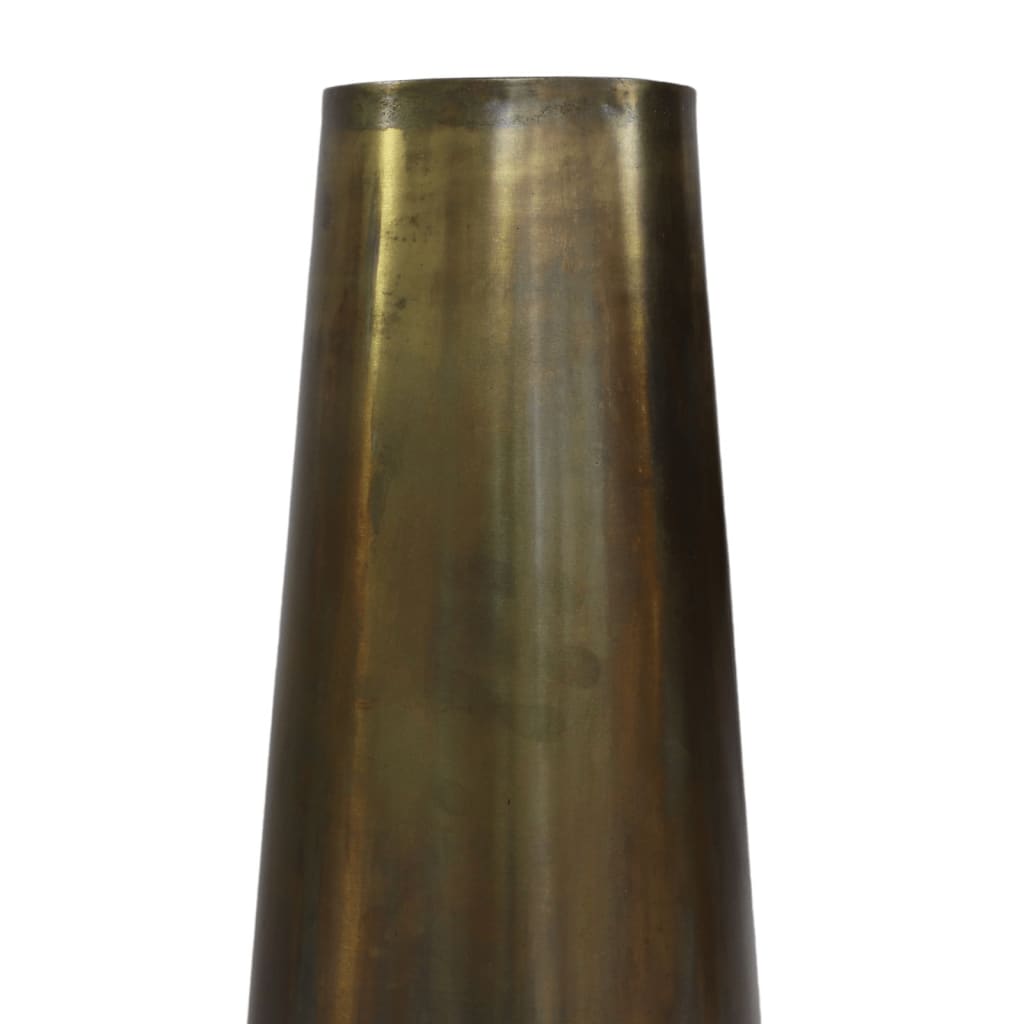 HSM Collection vase Siena 26x80 cm tr. L guldfarvet