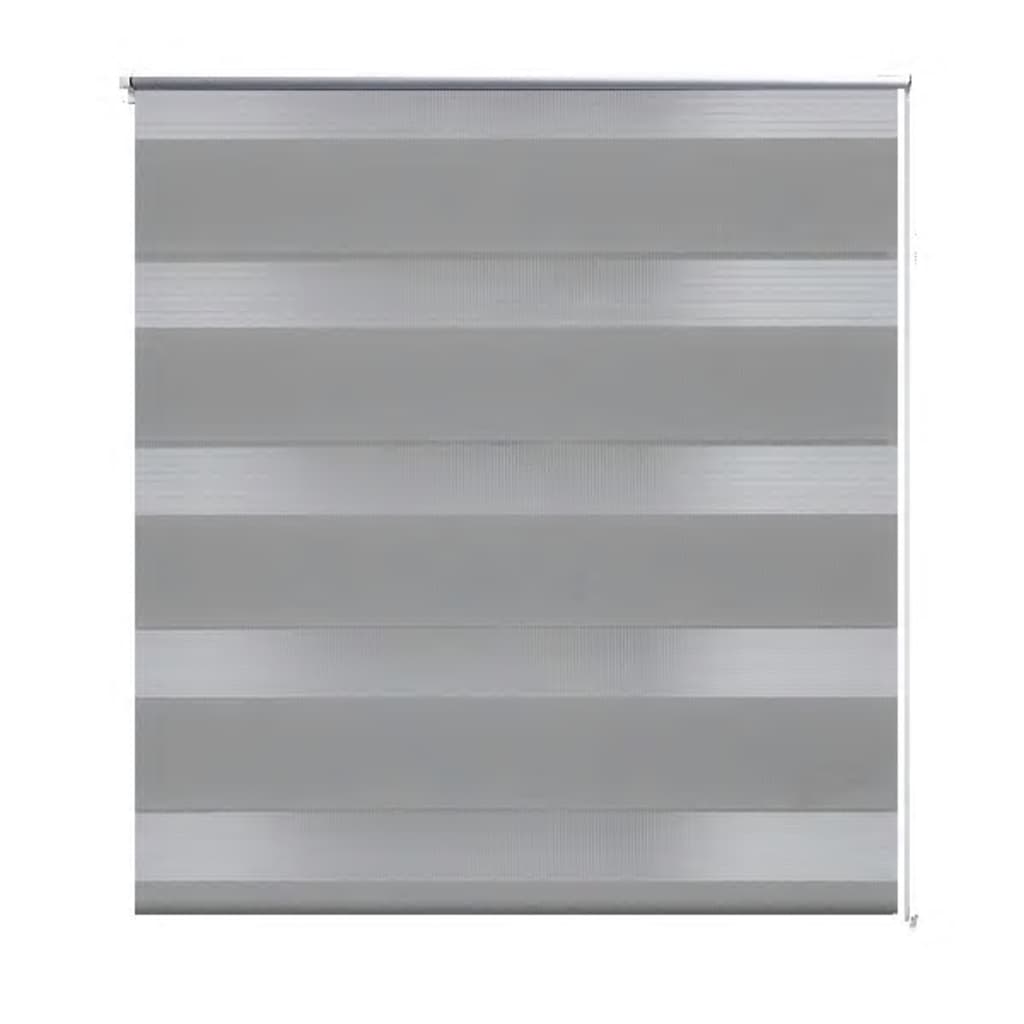 Rullegardin i zebradesign 50 x 100 cm grå