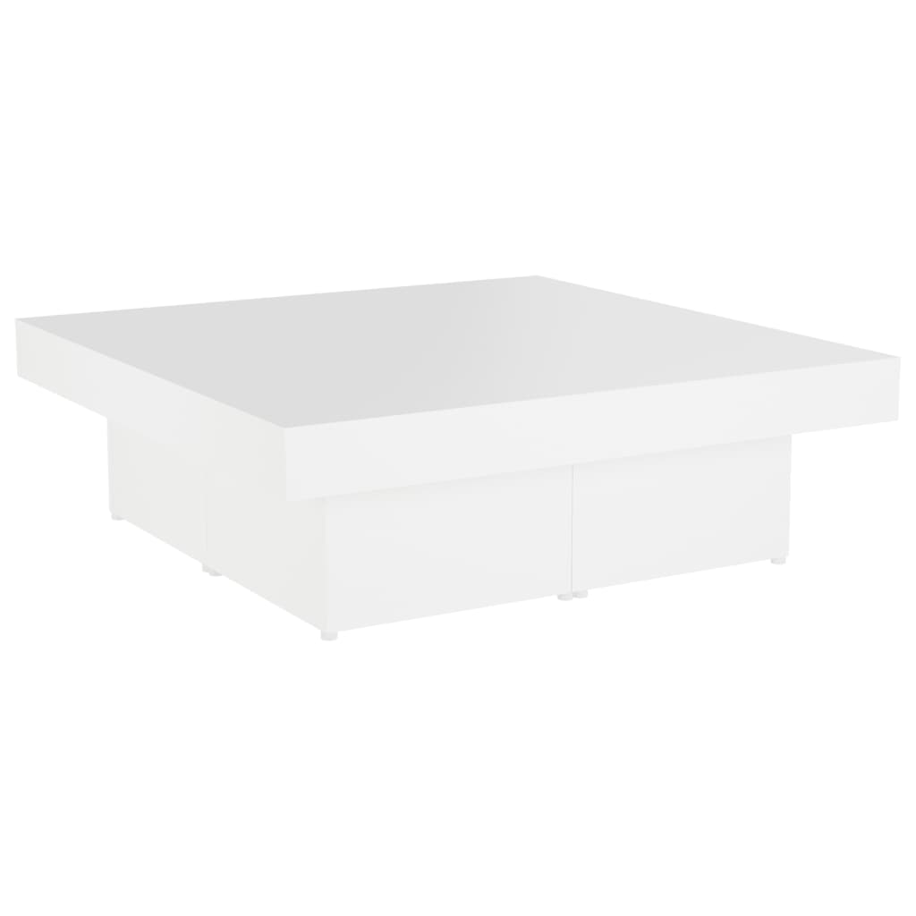 vidaXL sofabord 90x90x28 cm spånplade hvid