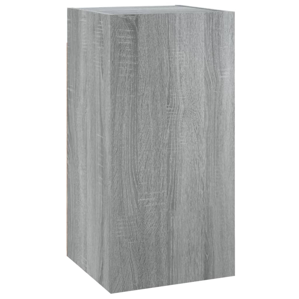 vidaXL tv-bord 30,5x30x60 cm konstrueret træ grå sonoma-eg