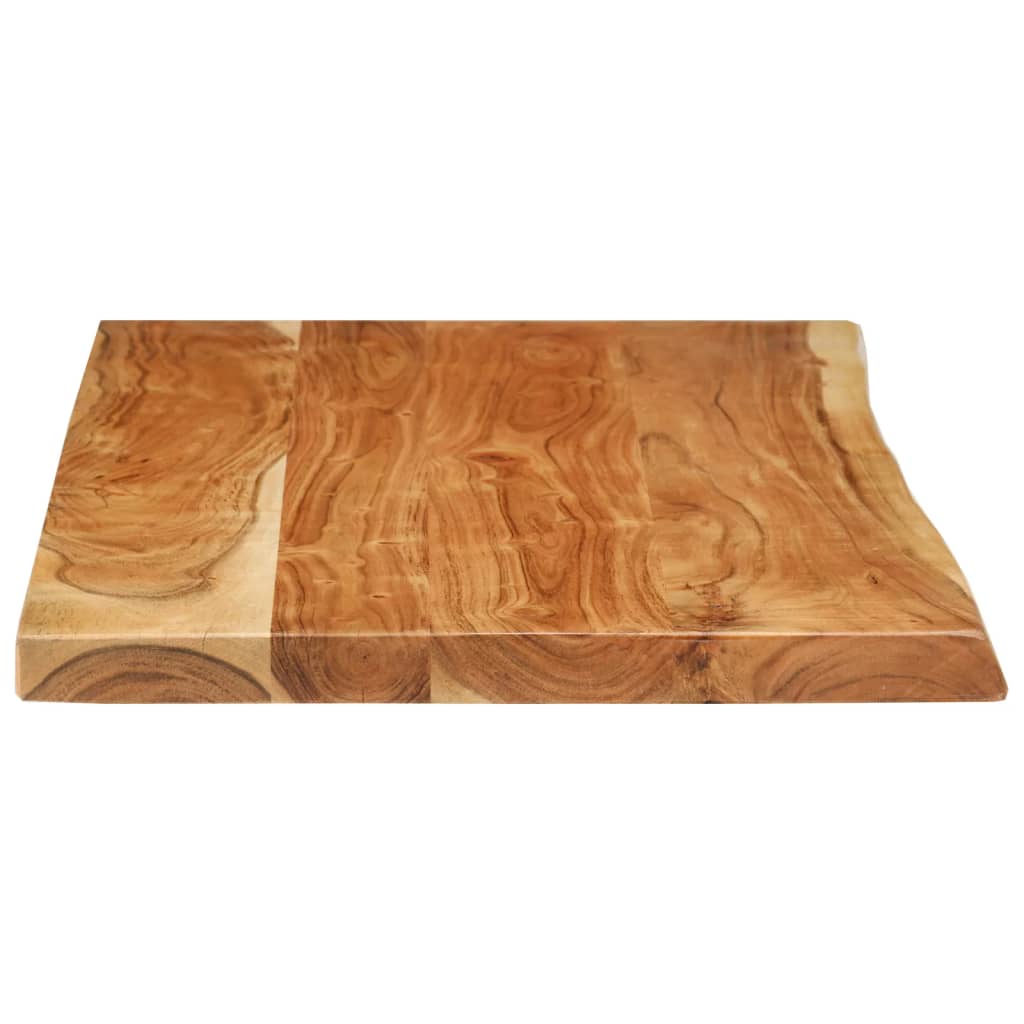vidaXL bordplade til toiletbord 114x52x4 cm massivt akacietræ