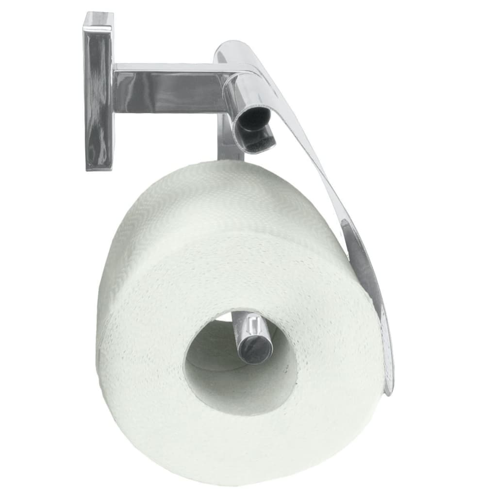 Kleine Wolke toiletrulleholder med låg Luno sølvfarvet