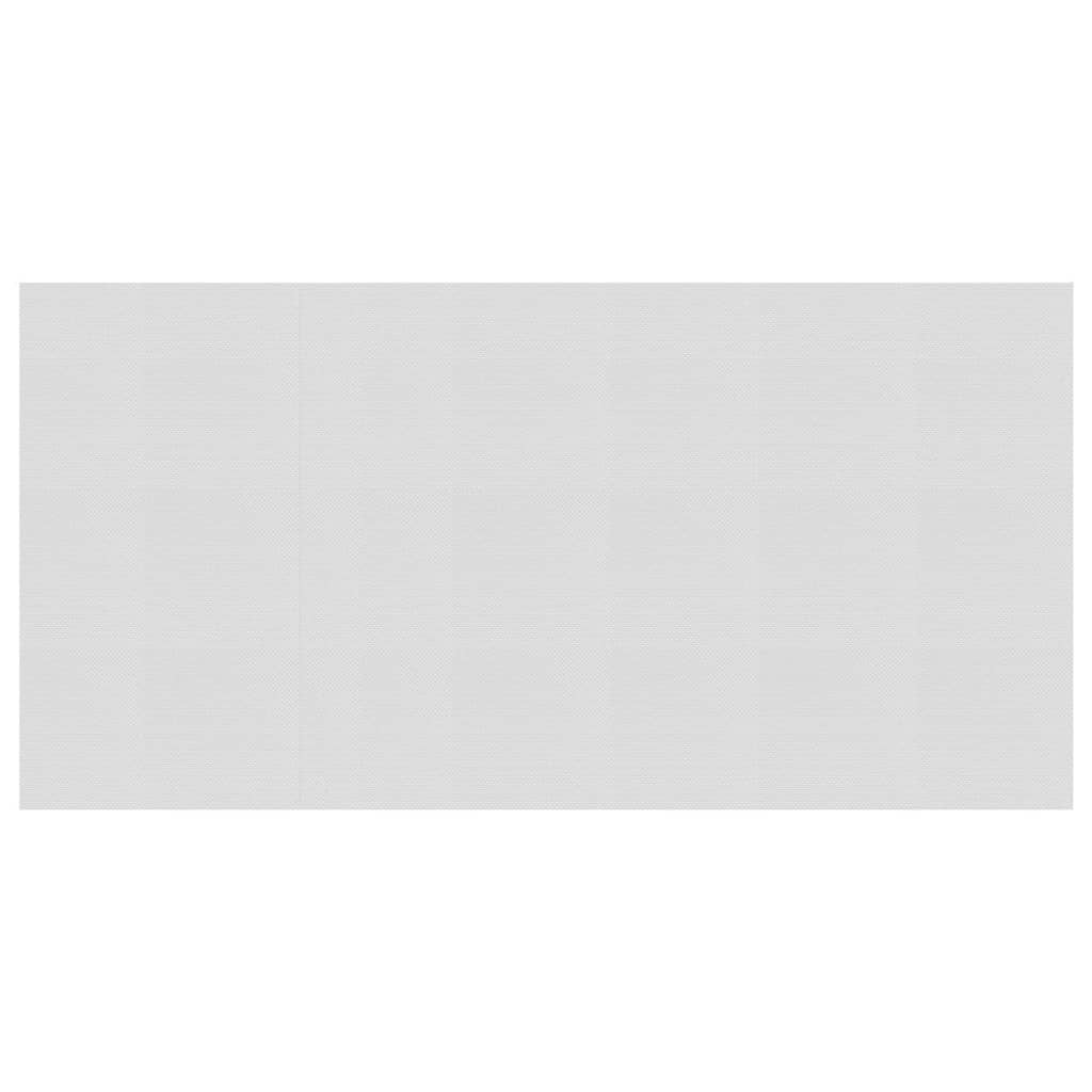 vidaXL flydende solopvarmet poolovertræk 732x366 cm PE grå