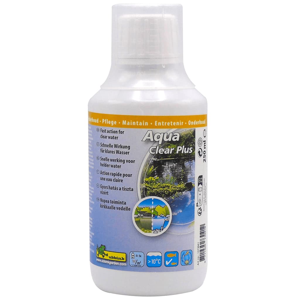 Ubbink vandbehandling til havedam Aqua Clear Plus 250 ml til 5000 l