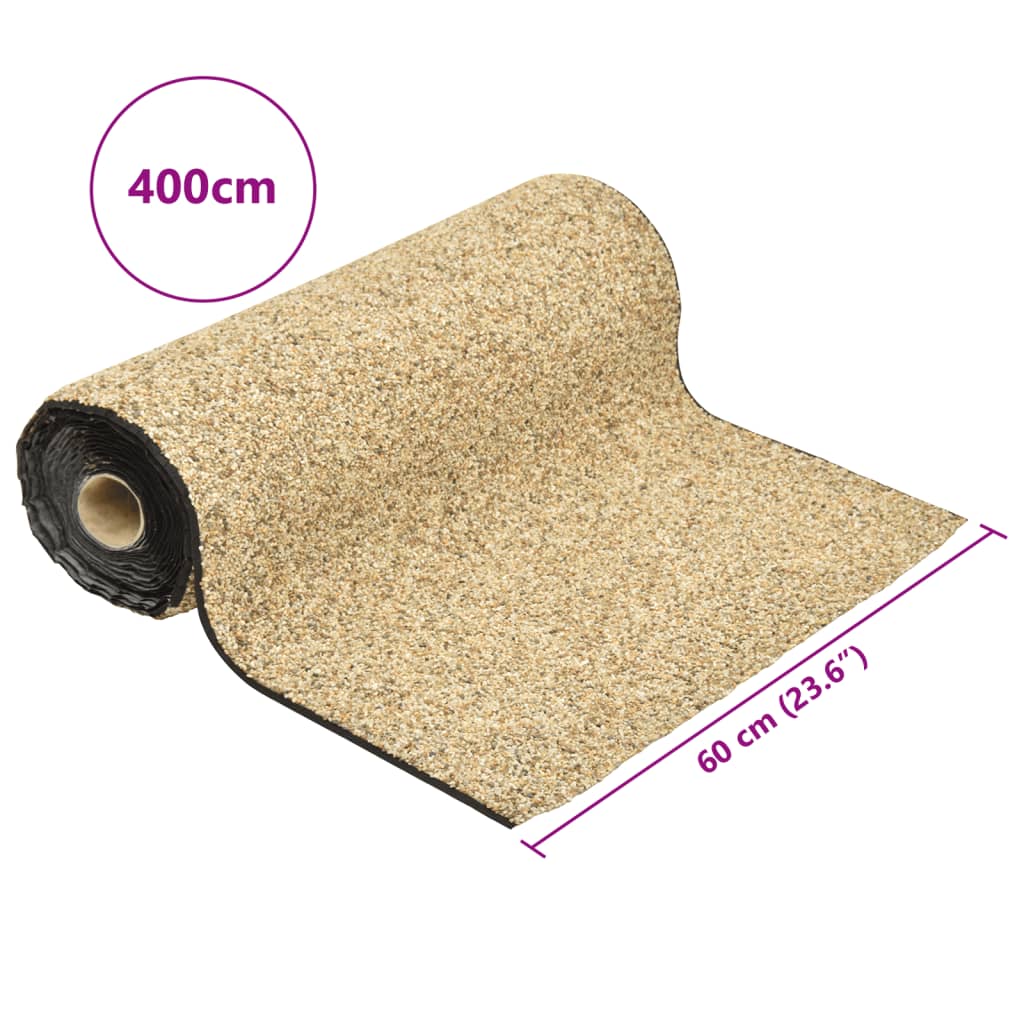 vidaXL stenfolie 400x60 cm naturligt sand