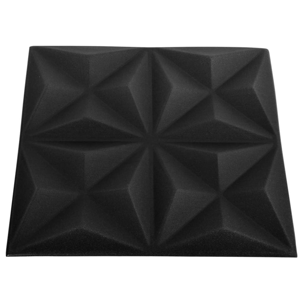 vidaXL 3D-vægpaneler 24 stk. 50x50 cm 6 m² origamisort