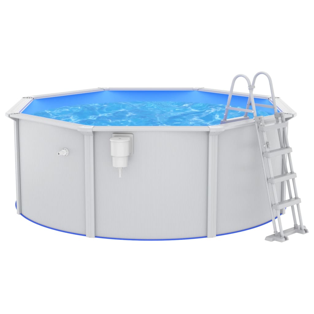 vidaXL swimmingpool med poolstige 360x120 cm