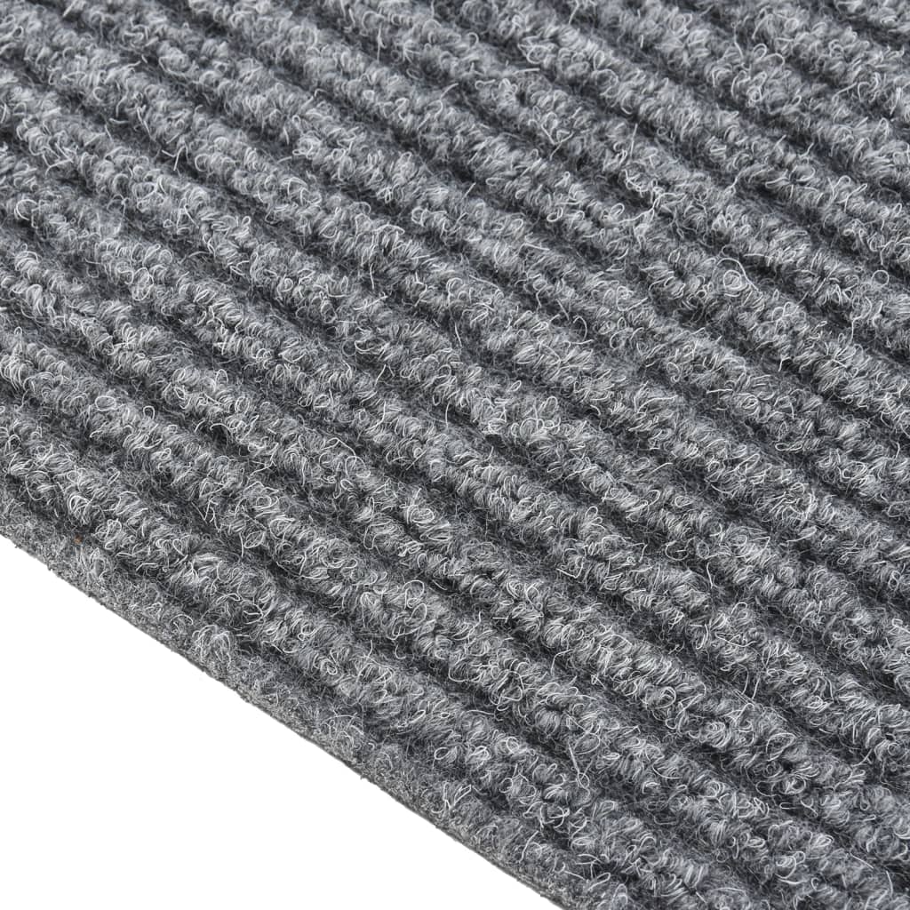 vidaXL snavsbestandig tæppeløber 100x350 cm grå