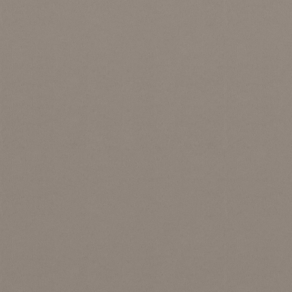 vidaXL altanafskærmning 90x400 cm oxfordstof gråbrun