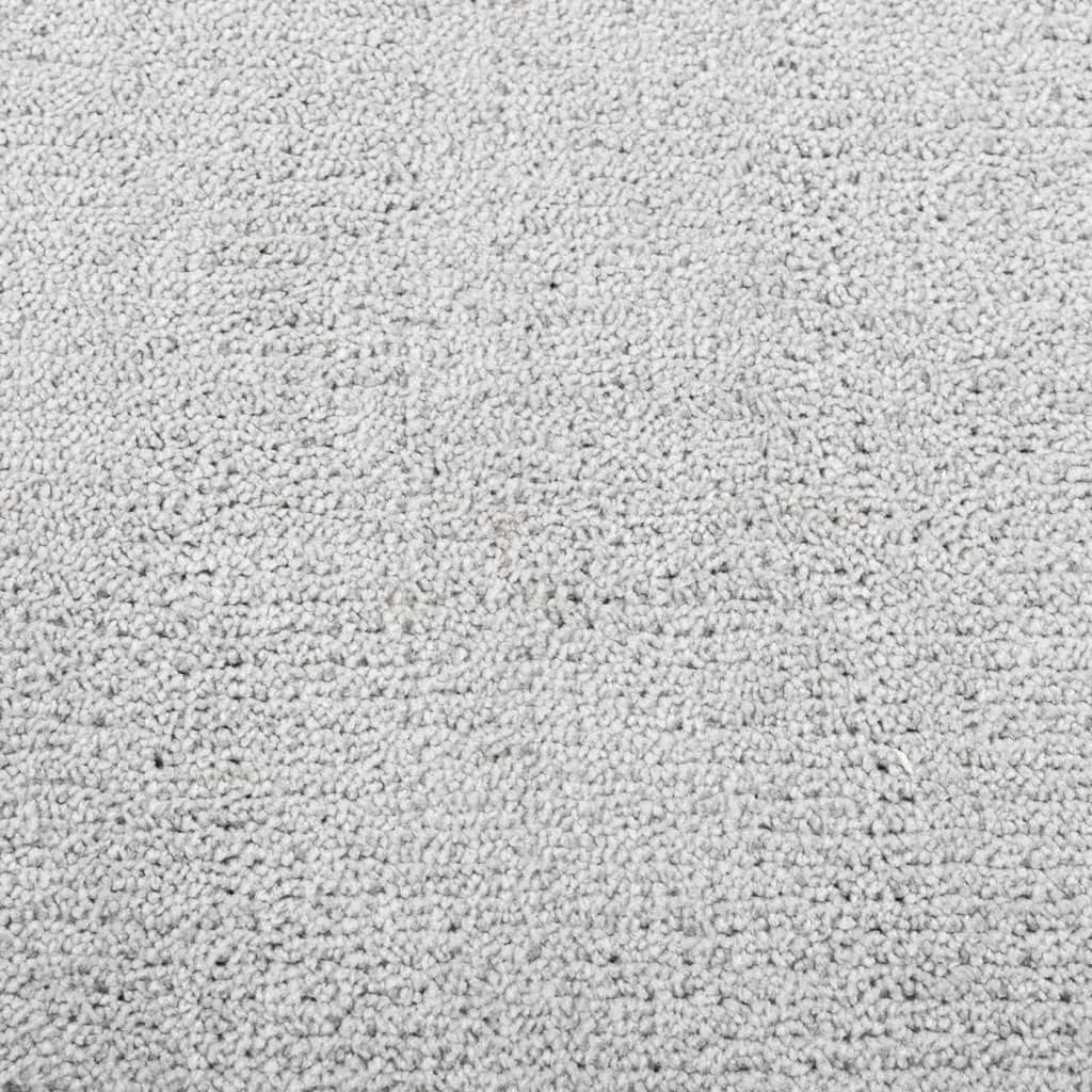 vidaXL gulvtæppe OVIEDO 100x200 cm kort luv grå