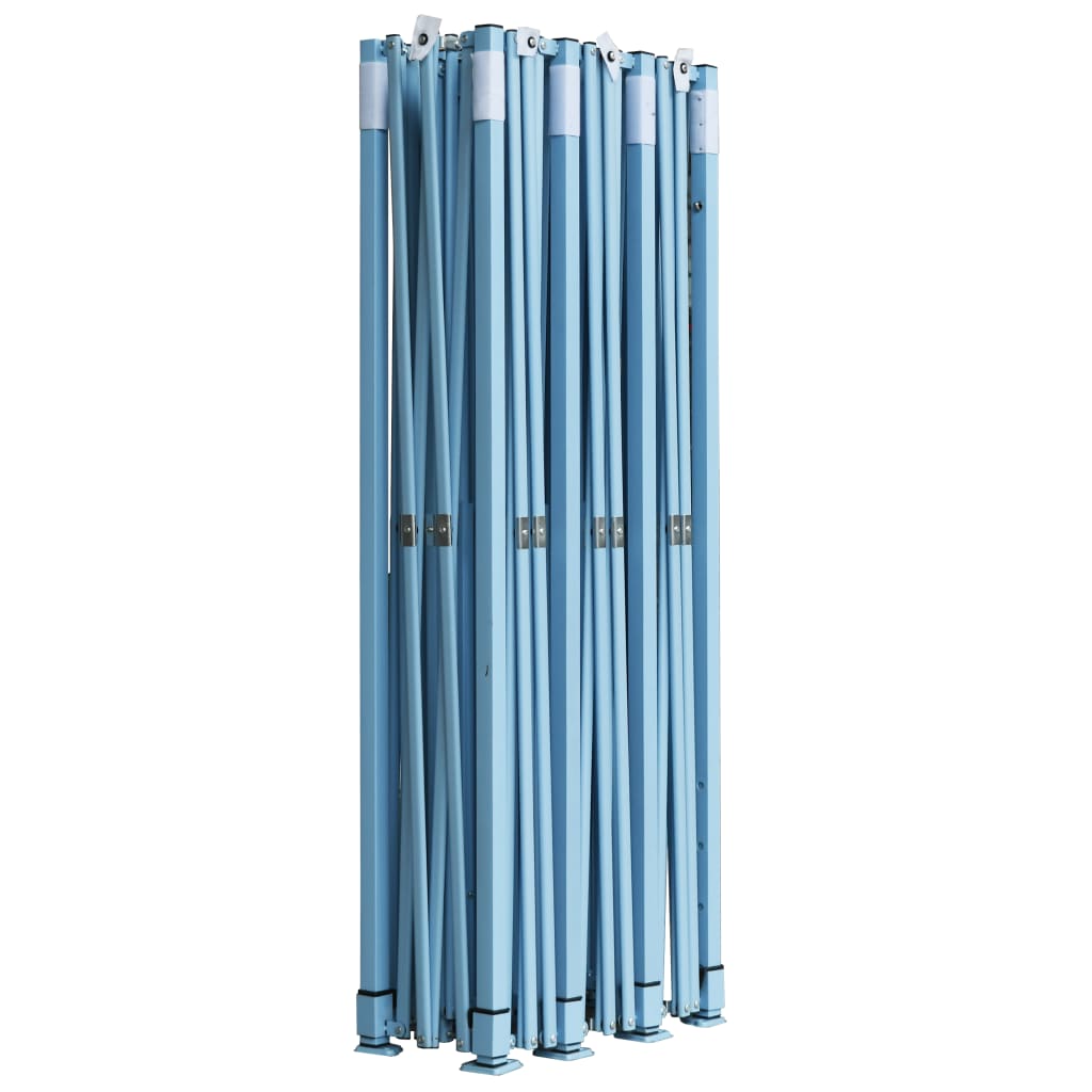 vidaXL foldbart pop up-festtelt med 8 sidevægge 3 x 9 m blå