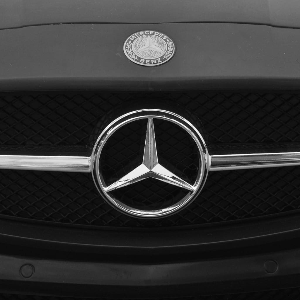 Elektrisk ride-on bil, Mercedes Benz SLS AMG, sort, 6 V fjernbetjening