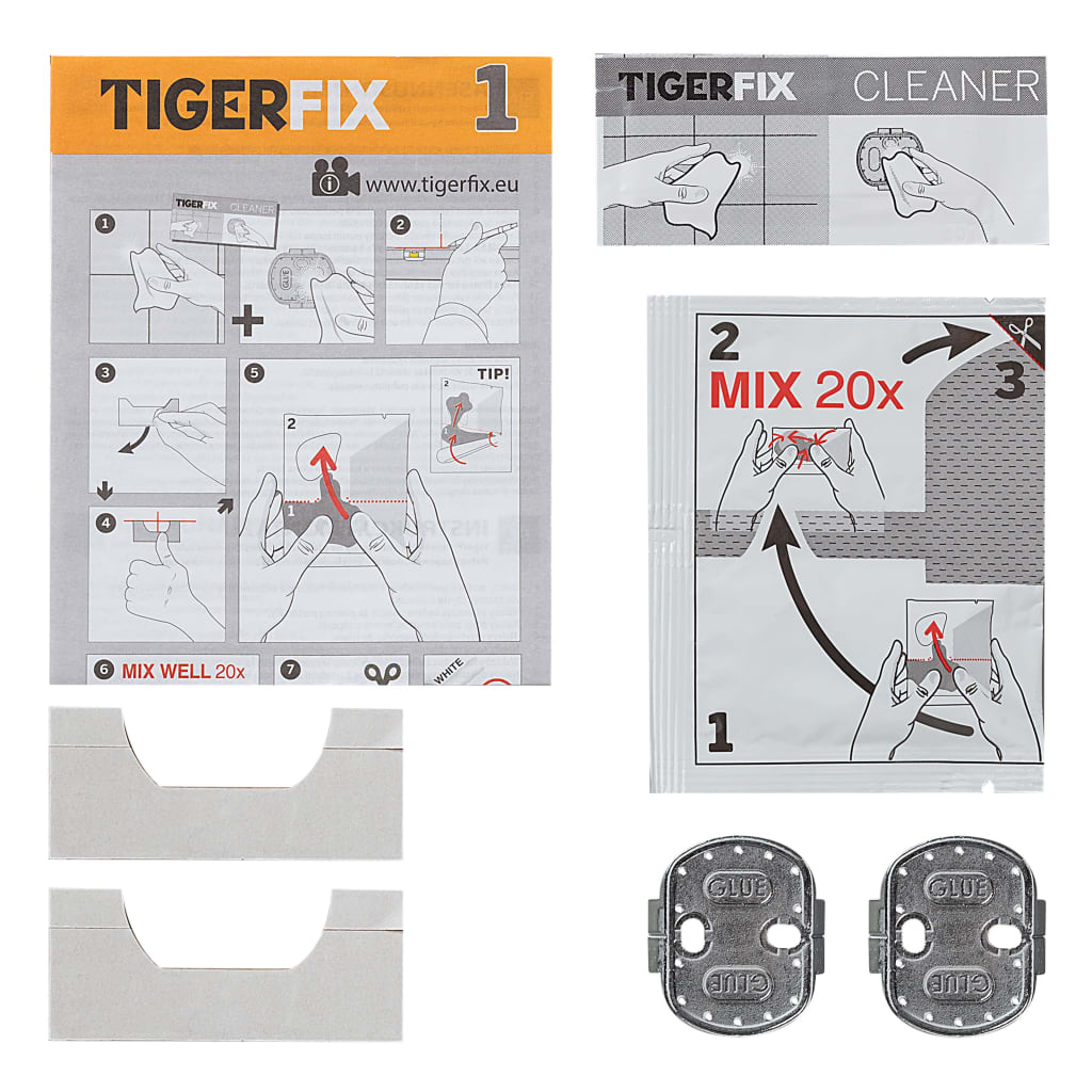 Tiger monteringsmateriale TigerFix Type 1 metal 398730046